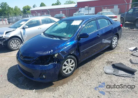2013 Toyota Corolla L z USA, uszkodzony, nr VIN 2T1BU4EEXDC952511